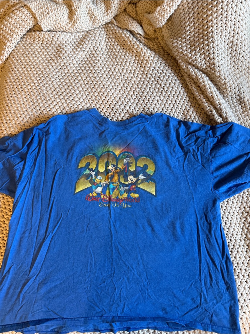 Disney Royal Blue 2002 Graphic Tee